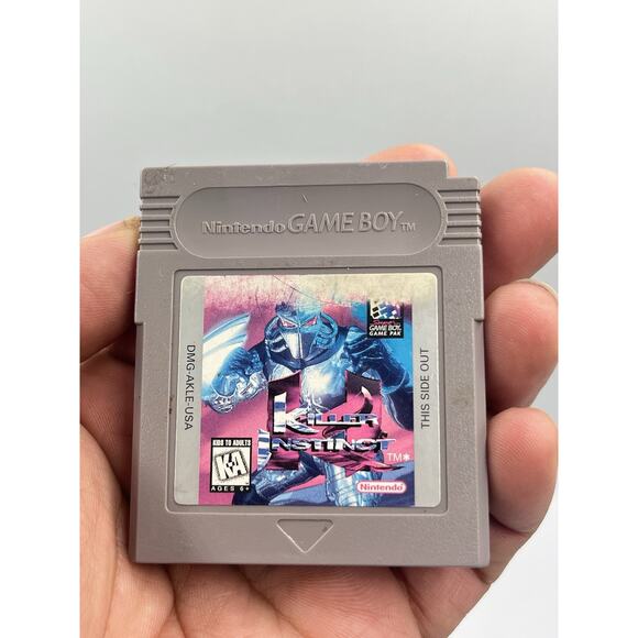 Game Boy Killer Instinct Nintendo Gameboy Original Authentic Tested - Picture 1 of 4